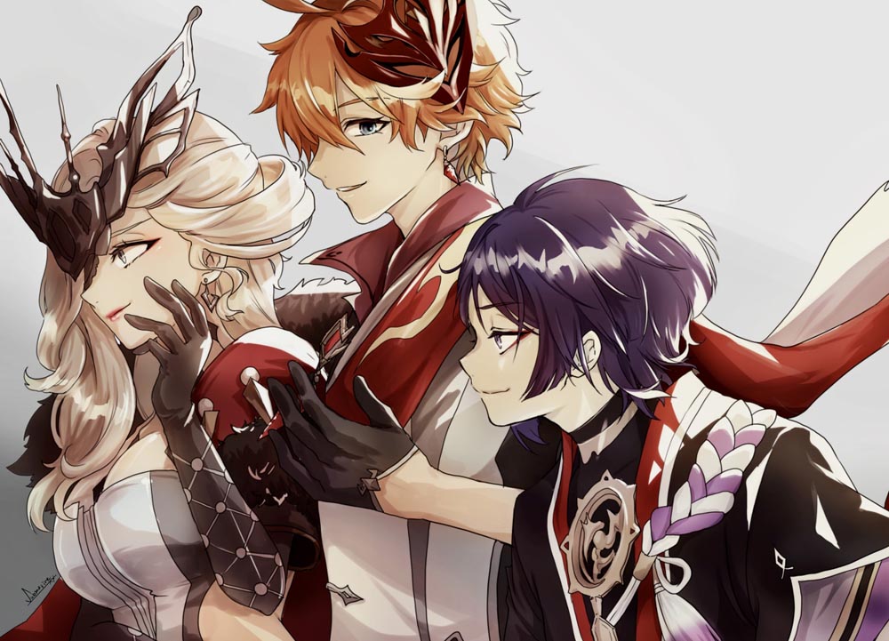 原神同人图：晚安原神#P站同人图【3月25日新】