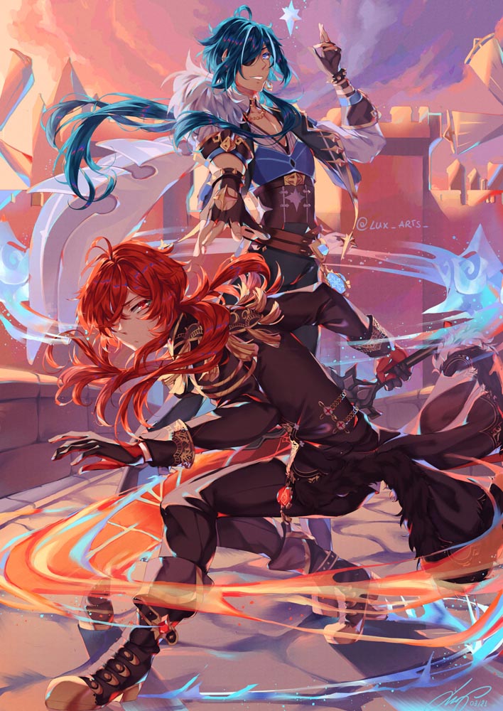 原神同人图：午安原神#P站每日好图【3月28日新】