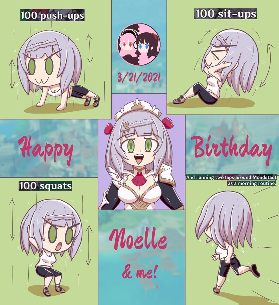 原神同人图：午安原神#P站每日好图【3月28日新】