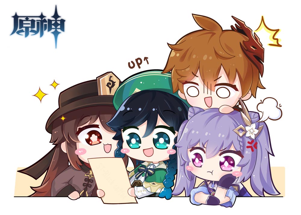 原神同人图：晚安原神#P站每日好图【3月28日新】