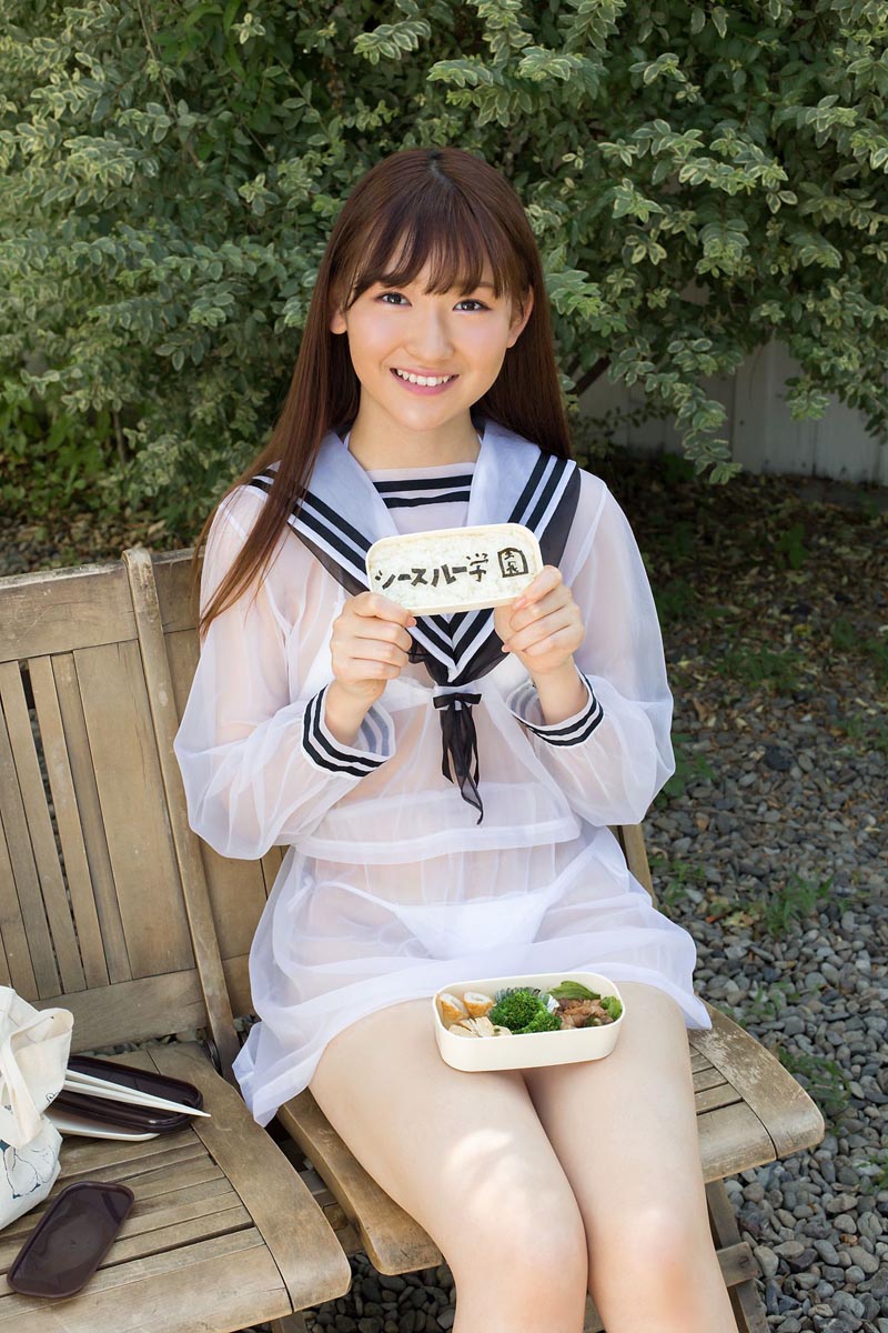 【近藤麻美】透明制服【性感写真集53P】