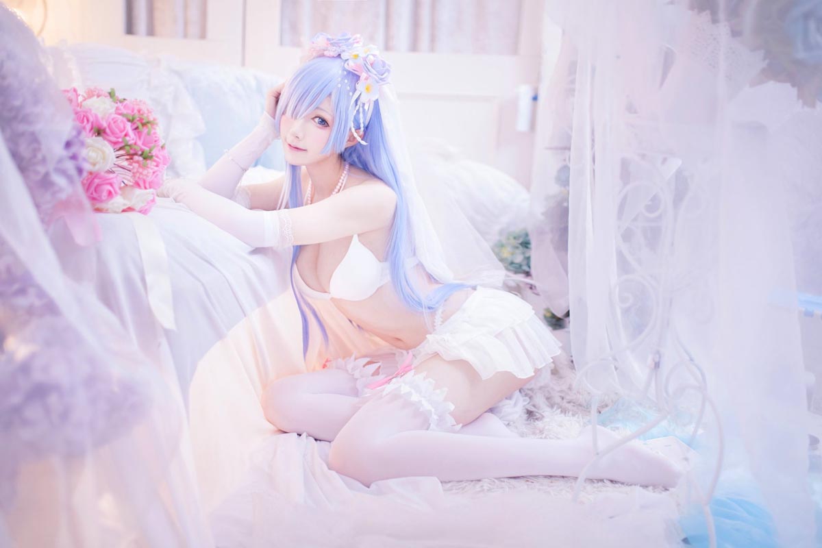 【Mon夢】Re：从零开始的异世界生活 长发雷姆【COS写真集31P】