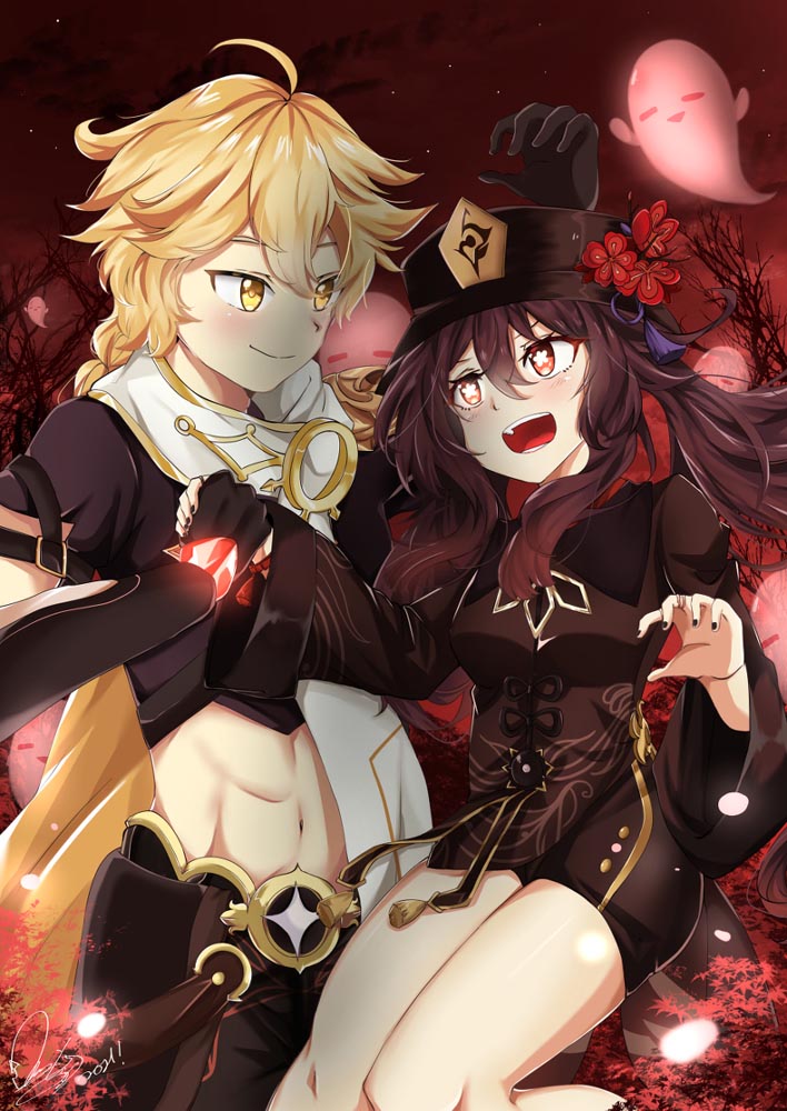 原神同人图：晚安原神#P站福利#每日好图【4月5日新】