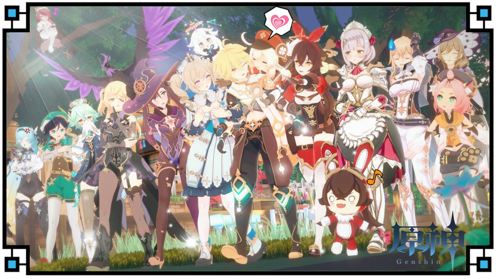 原神同人图：晚安原神#P站福利#每日好图【4月5日新】