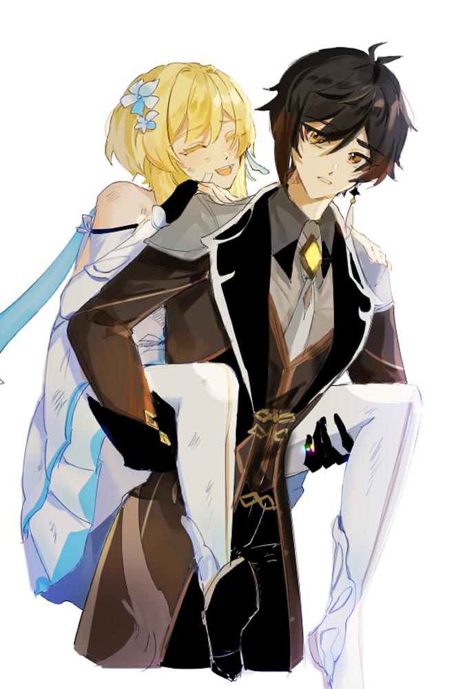 原神同人图：午安原神#Pixiv福利#每日好图【4月8日新】