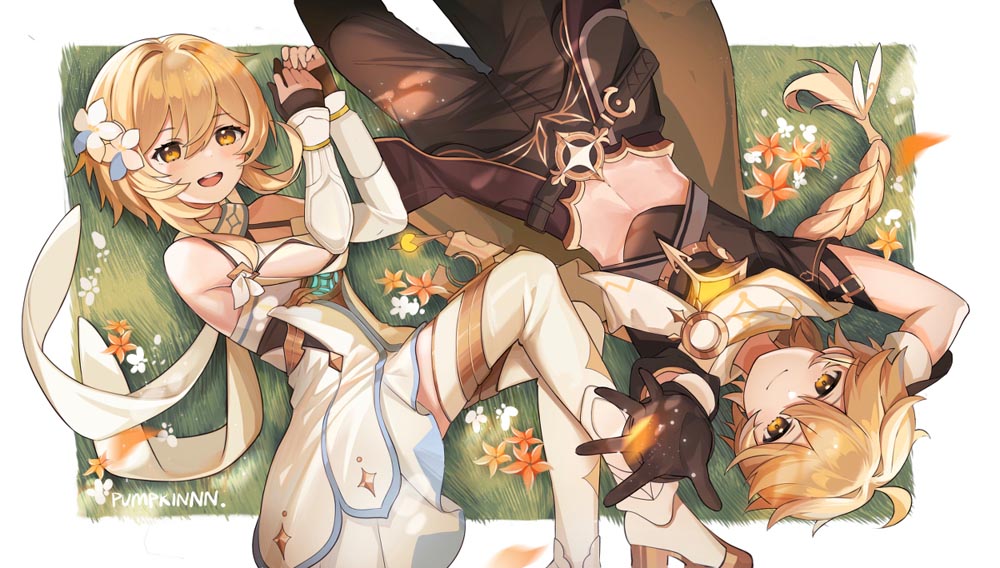 原神同人图：午安原神#Pixiv福利#每日好图【4月8日新】