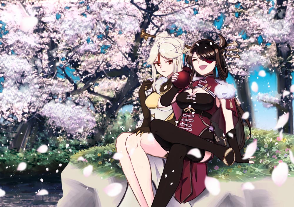 原神同人图：早安原神#P站福利#每日好图【4月9日新】