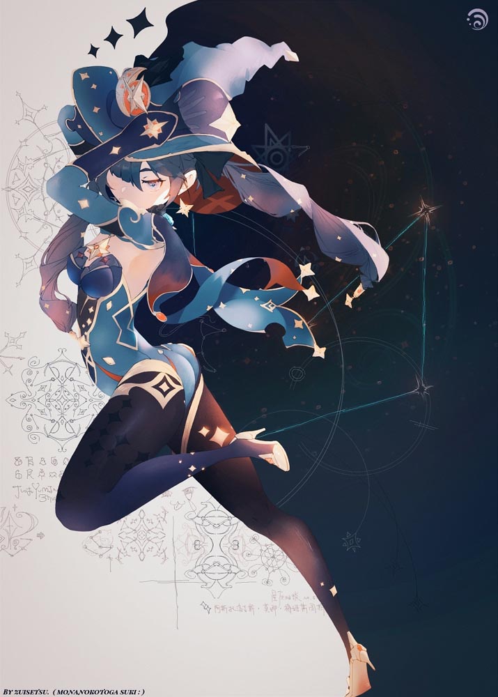 原神同人图：早安原神#P站福利#每日好图【4月9日新】