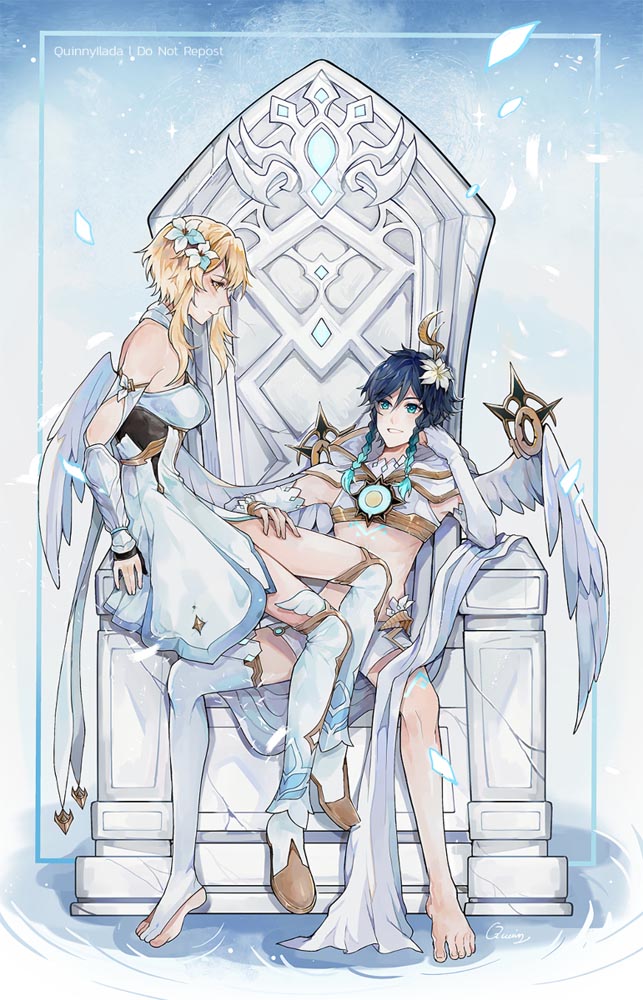 原神同人图：晚安原神#P站涩图#每日好图【4月10日新】