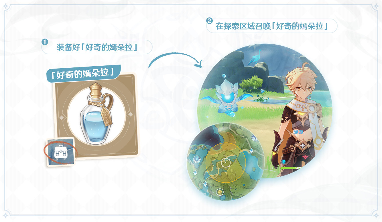 原神1.4：「纯水之愿」活动玩法说明，可获得小宠物