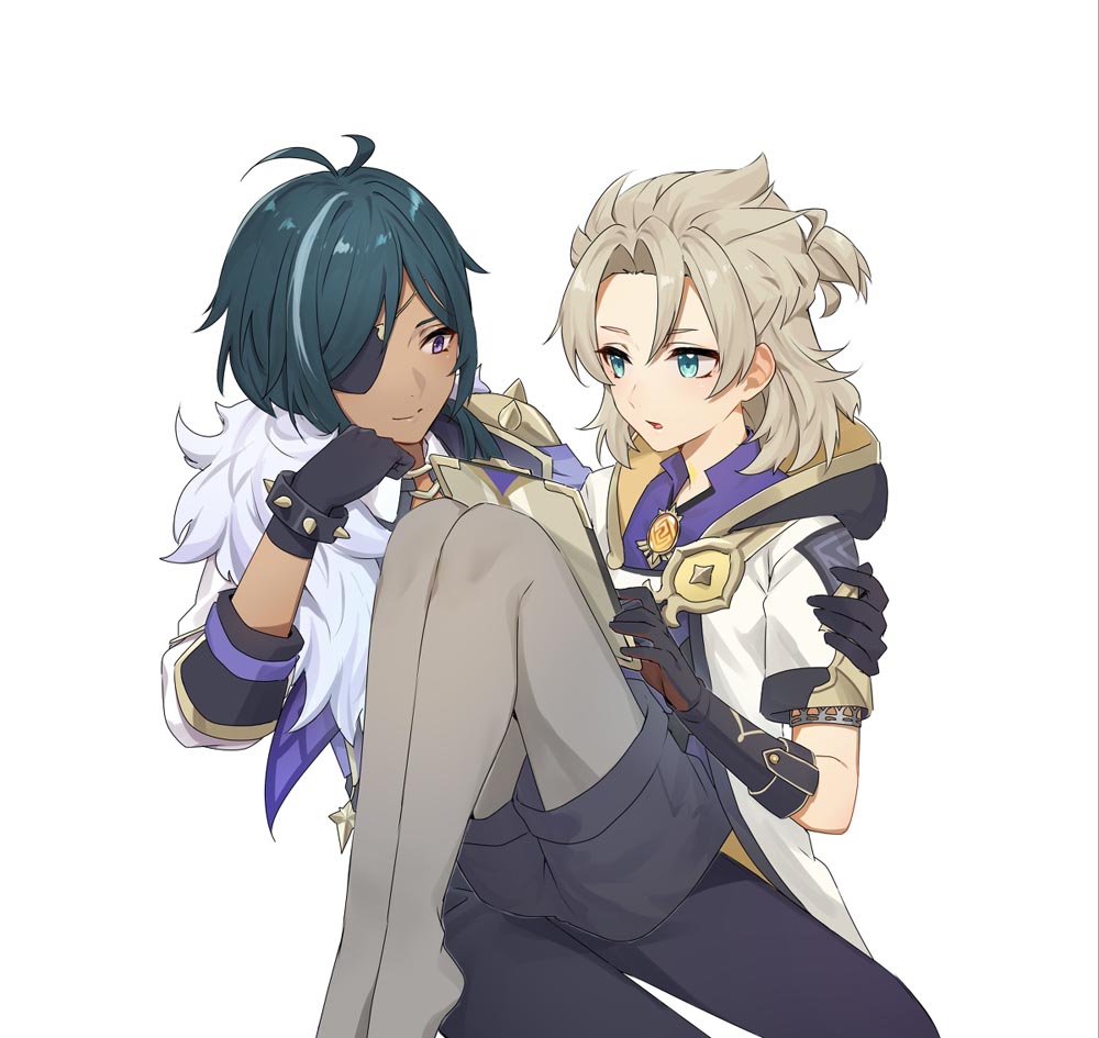 原神同人图：晚安原神#P站#每日好图【4月11日新】