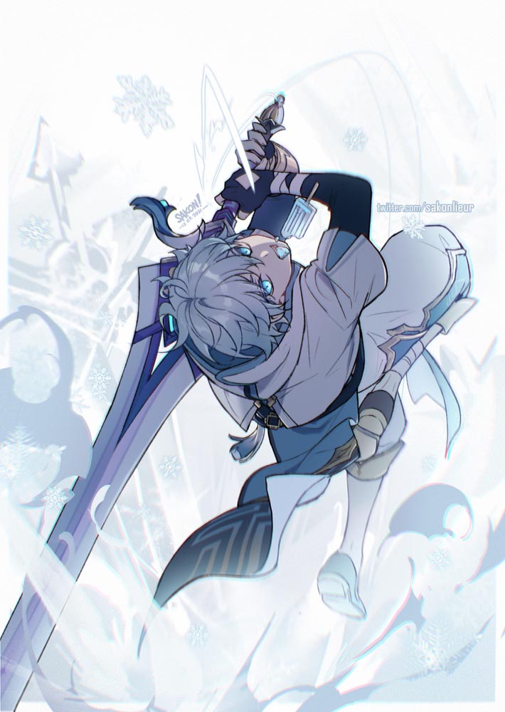 原神同人图：早安原神#P站插画精选#每日好图【4月12日新】