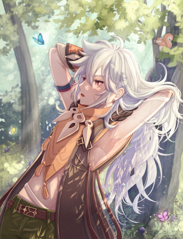 原神同人图：晚安原神#P站插画精选#每日好图【4月12日新】