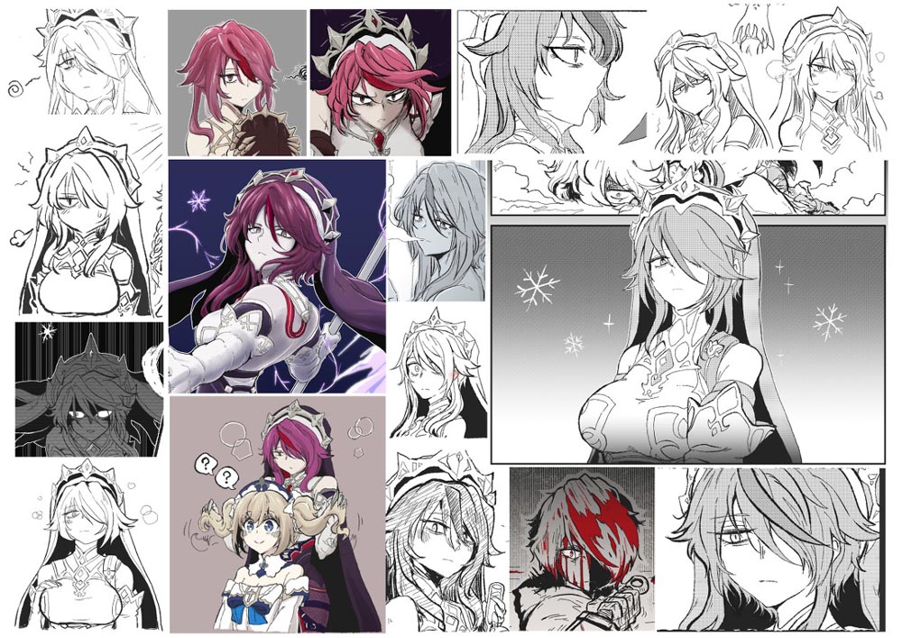 原神同人图：午安原神#P站美图#每日好图【4月13日新】