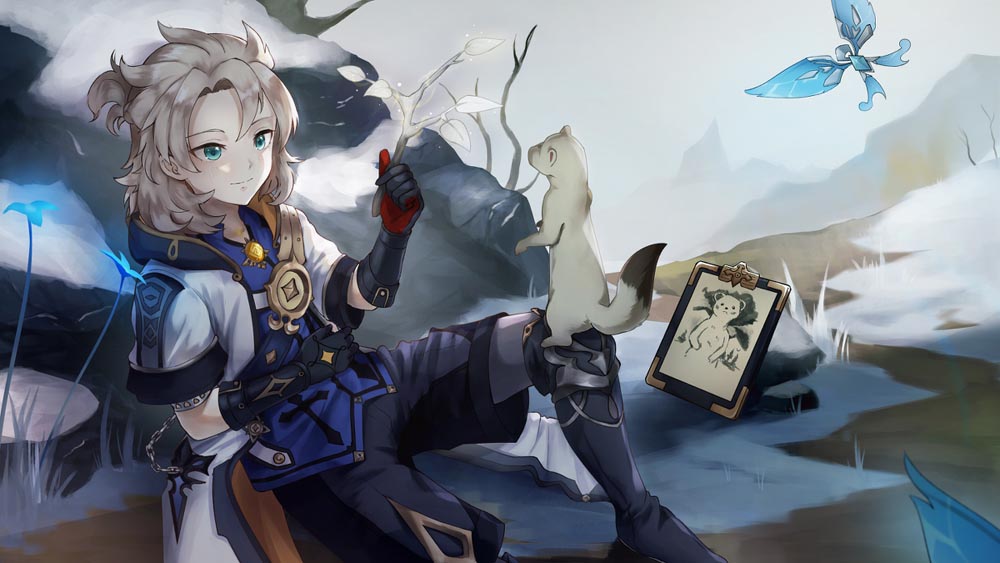 原神同人图：晚安原神#P站美图#每日好图【4月13日新】