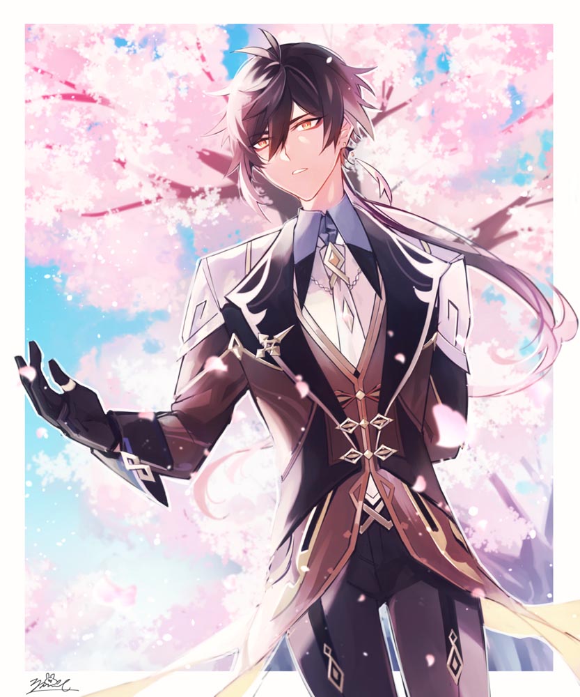 原神同人图：晚安原神#P站精选#每日好图【4月15日新】