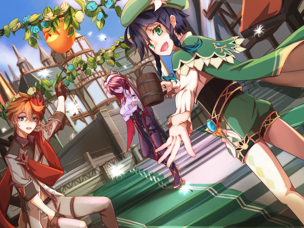 原神同人图：晚安原神#P站本子#每日好图【4月16日新】