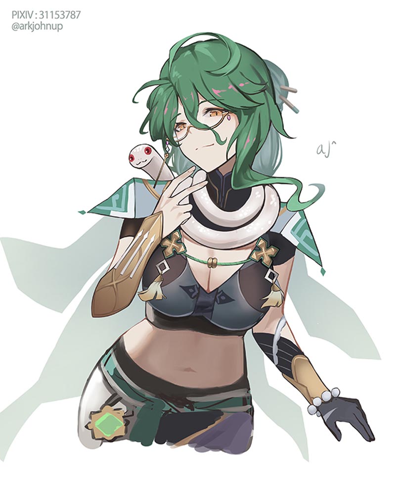 原神同人图：早安原神#P站插画#每日好图【4月18日新】