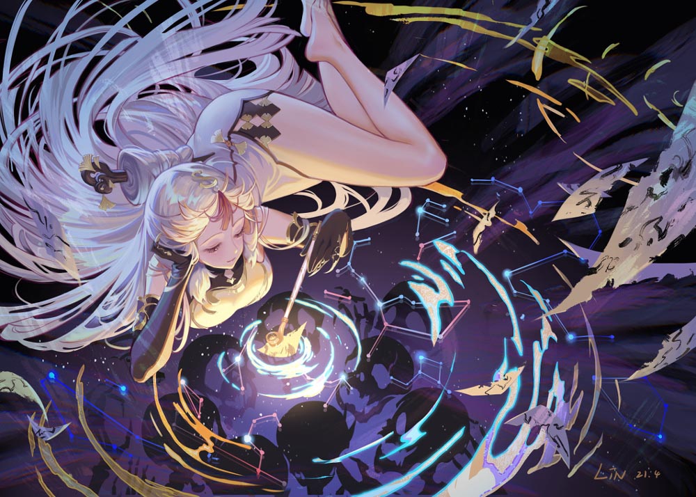 原神同人图：早安原神#P站插画#每日好图【4月18日新】