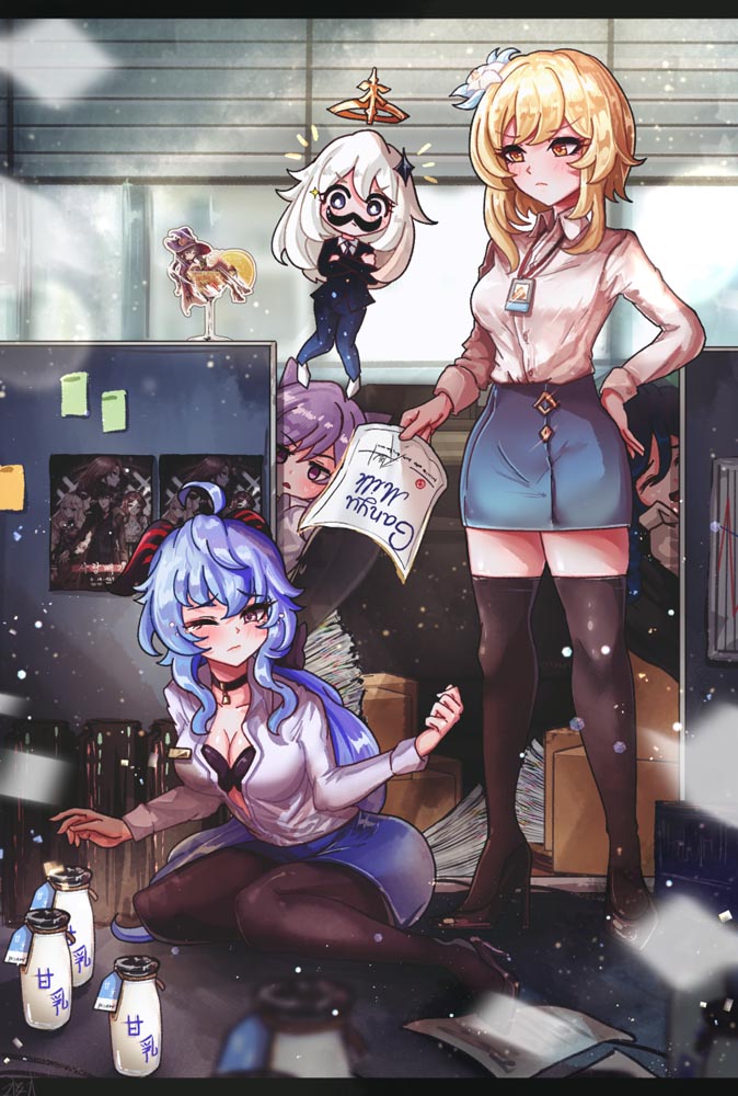 原神同人图：午安原神#P站插画#每日好图【4月18日新】