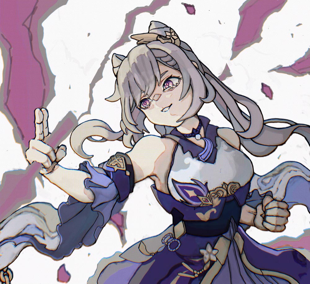 原神同人图：晚安原神#P站插画#每日好图【4月18日新】