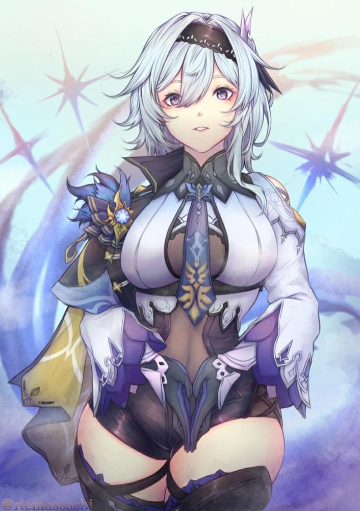 原神同人图：晚安原神#P站涩图#每日好图【4月19日新】