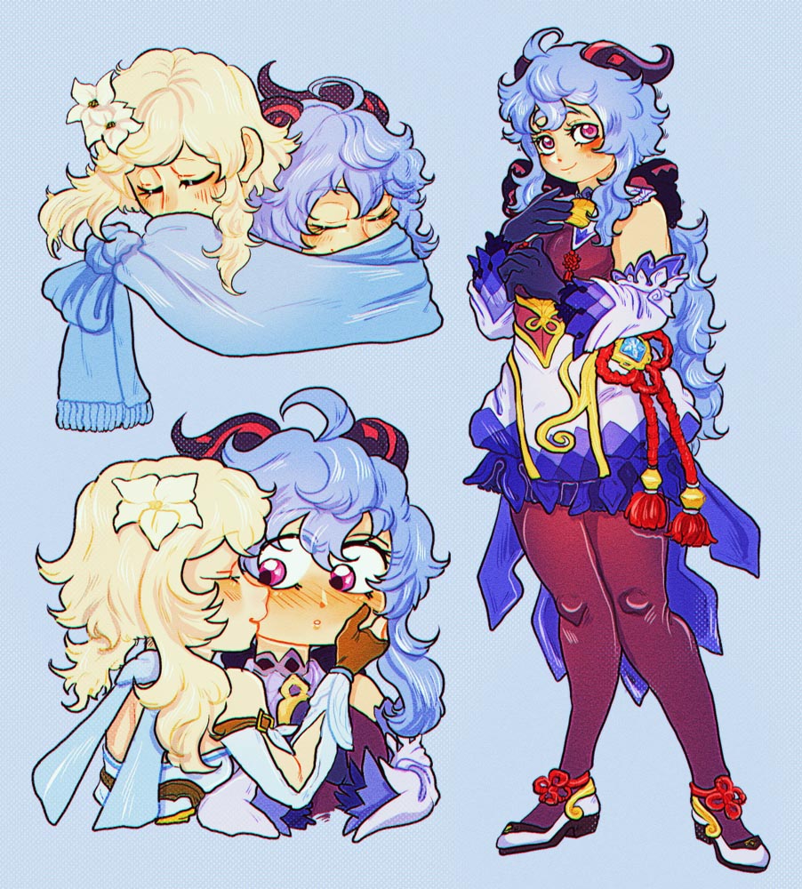 原神同人图：晚安原神#P站福利#每日好图【4月21日新】