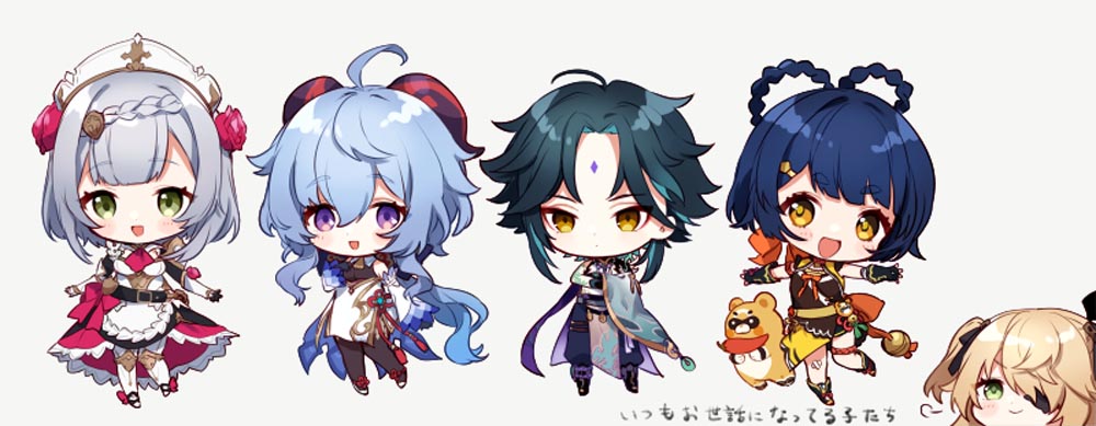 原神同人图：晚安原神#P站福利#每日好图【4月21日新】