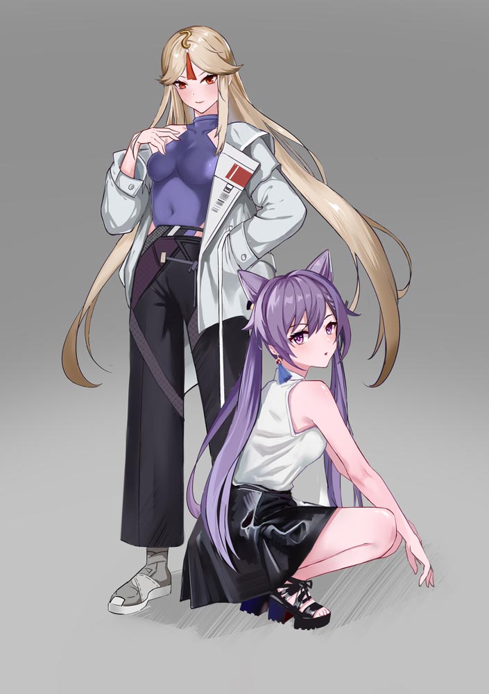 原神同人图：午安原神#P站H工口#每日好图【4月22日新】