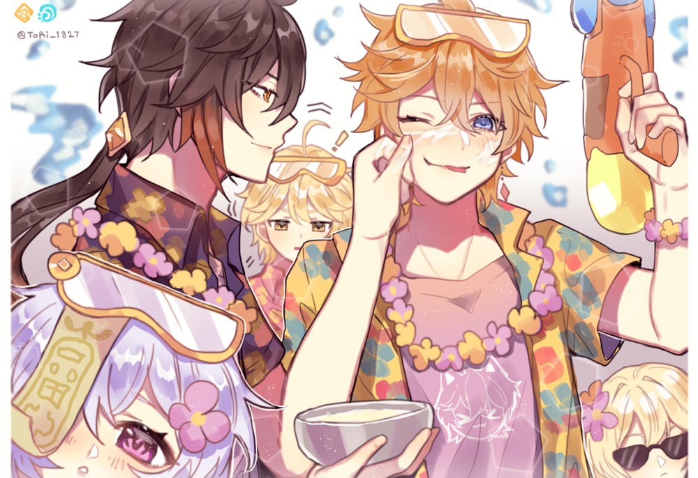 原神同人图：午安原神#P站H插画#每日好图【4月24日新】