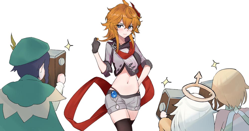 原神同人图：午安原神#P站H插画#每日好图【4月24日新】