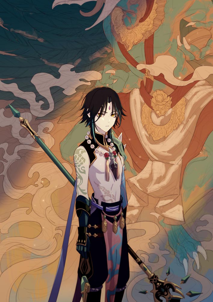 原神同人图：晚安原神#P站涩图#每日好图【4月25日新】