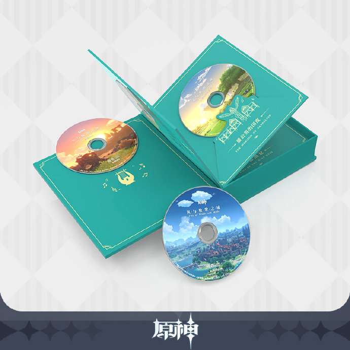 原神周边：蒙德篇音乐专辑「风与牧歌之城」OST礼盒即将开售