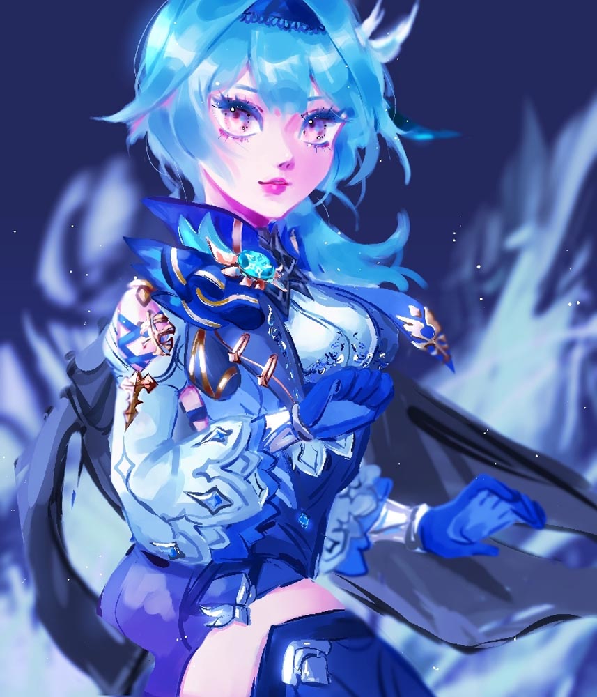 原神同人图：优菈同人图#P站好图【小合集】