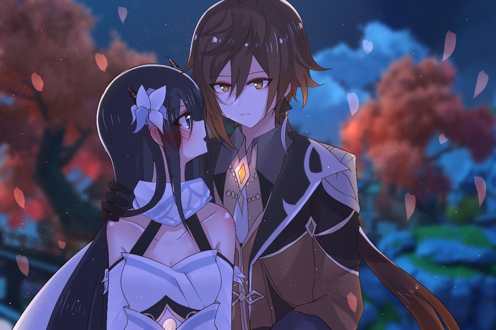 原神同人图：午安原神#P站插画#每日好图【4月27日新】