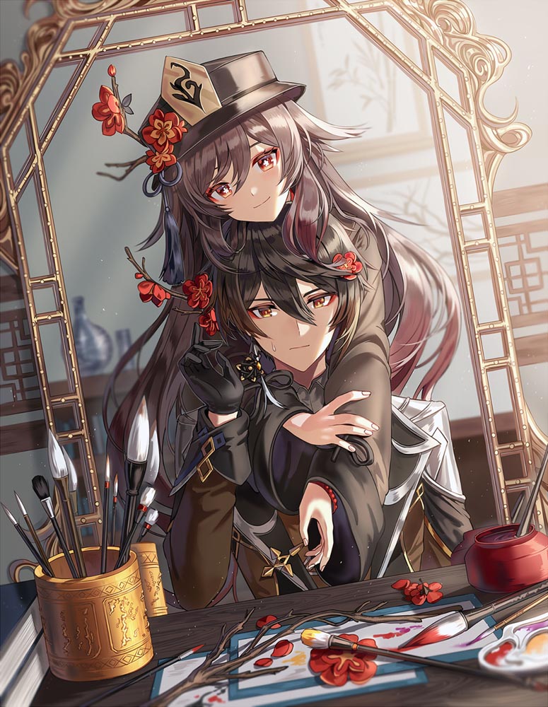 原神同人图：晚安原神#P站插画#每日好图【4月27日新】