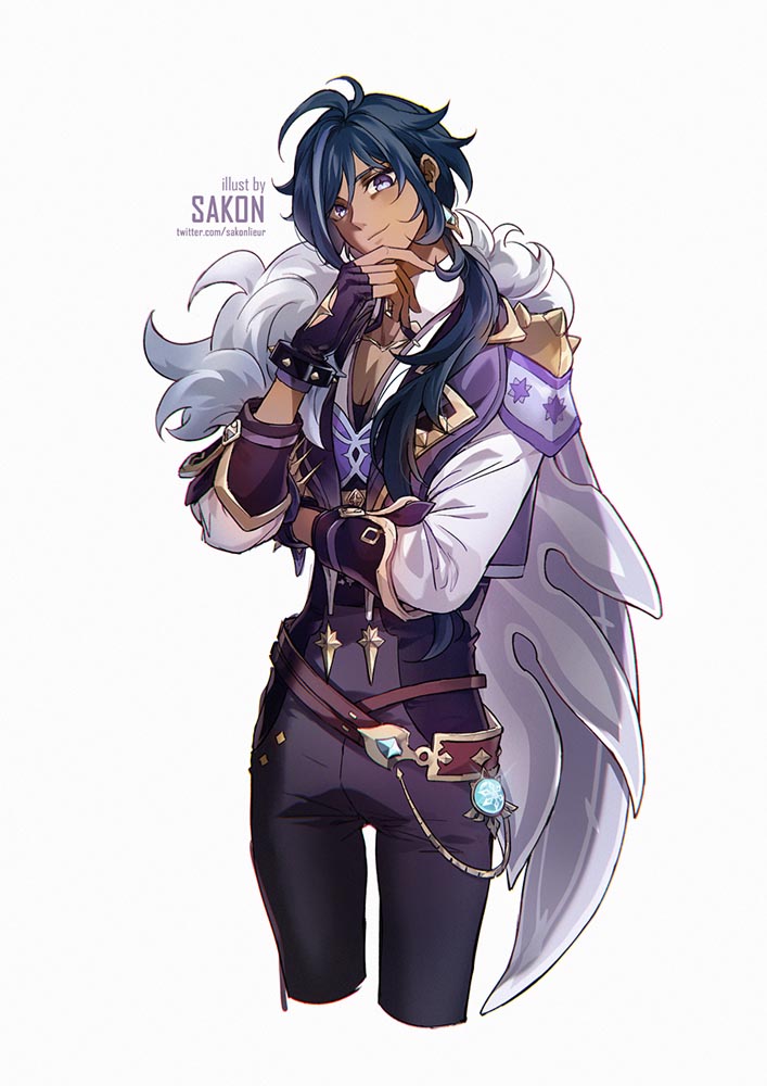 晚安原神#P站福利涩图#原神同人图【4月28日新】