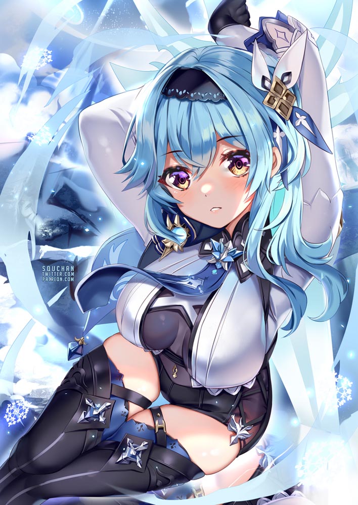 晚安原神#P站福利涩图#原神同人图【4月28日新】