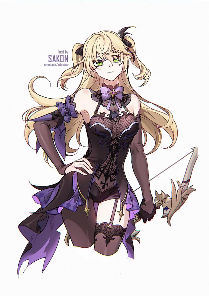 晚安原神#P站福利涩图#原神同人图【4月28日新】