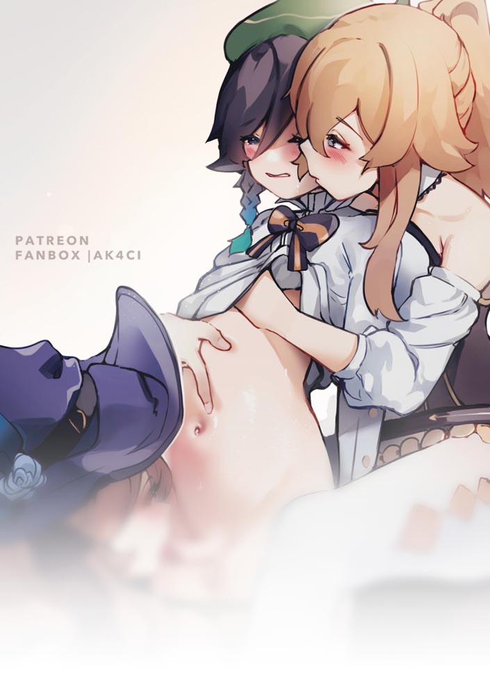 晚安原神#P站美图#原神同人图【5月1日劳动节快乐】