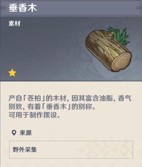 原神攻略:家园系统【伐木】全木材位置一览插图4 原神攻略:家园系统【伐木】全木材位置一览