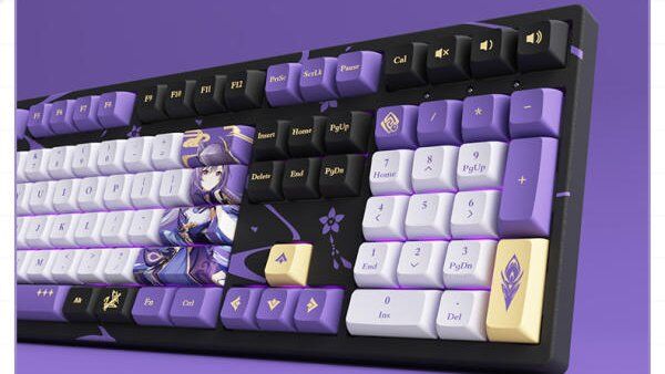 原神周边:刻晴·霆霓快雨主题RGB机械键盘 将于6月1日在天猫上架插图1 原神周边:刻晴·霆霓快雨主题RGB机械键盘 将于6月1日在天猫上架