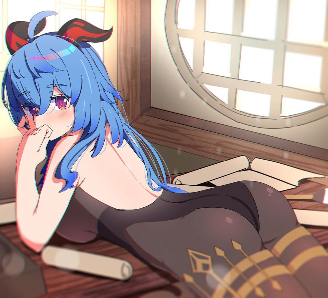 每日原神同人图：P站福利图#午安原神【5月3日新】