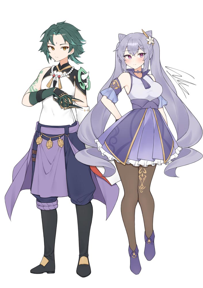 每日原神同人图：P站福利图#午安原神【5月3日新】