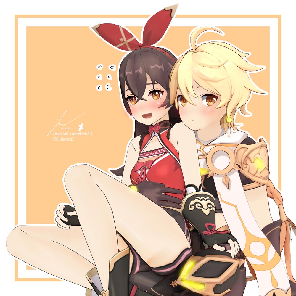 每日原神同人图：P站福利图#午安原神【5月3日新】