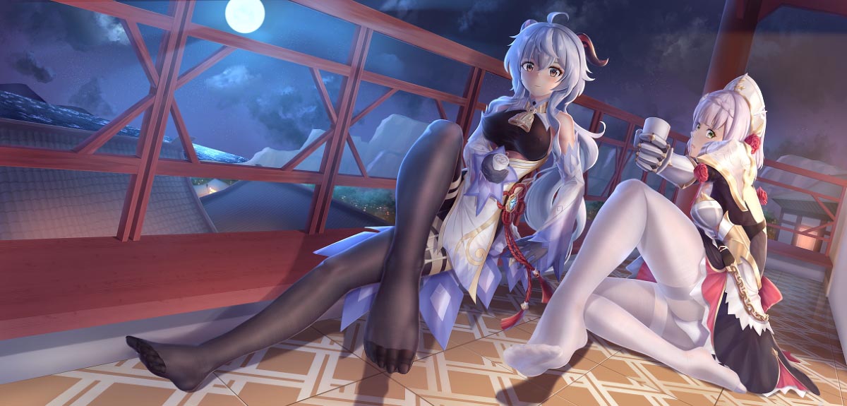 原神同人图：P站涩图#晚安原神【5月4日新】