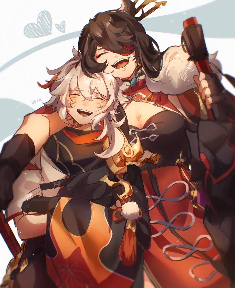 原神同人图：P站插画精选#晚安原神【5月5日新】