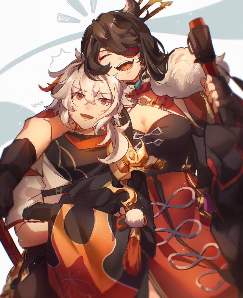 原神同人图：P站插画精选#晚安原神【5月5日新】