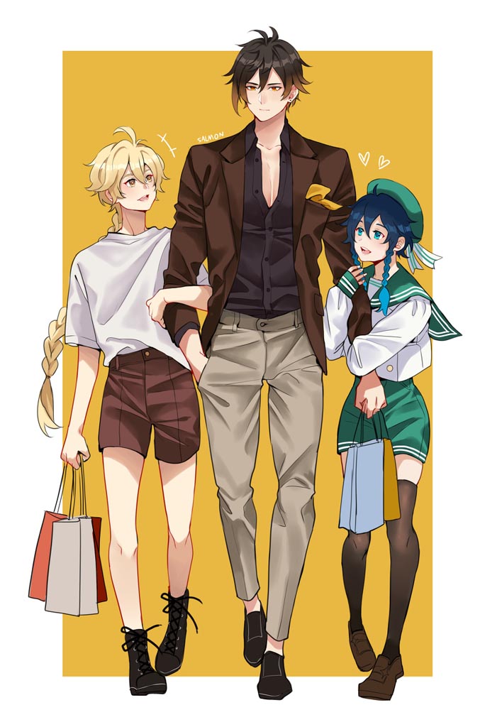 原神同人图：P站美图#早安原神【5月7日新】