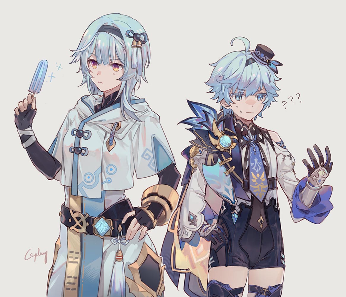 原神同人图：P站美图#早安原神【5月7日新】